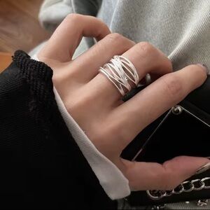 Modern Silver Ring